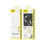Foneng Adaptateur BM21 USB-C - JACK 3.5MM 0.1M Blanc