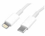 Original cable Apple MUQ93ZM/A (MM0A3ZM/A EOL) Lightning - USB-C 1M White (blister EU)