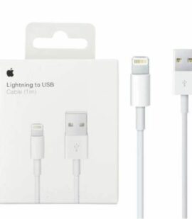 Original cable Apple MUQW3ZM/A (MXLY2ZM/A EOL) Lightning 1M White (blister EU)