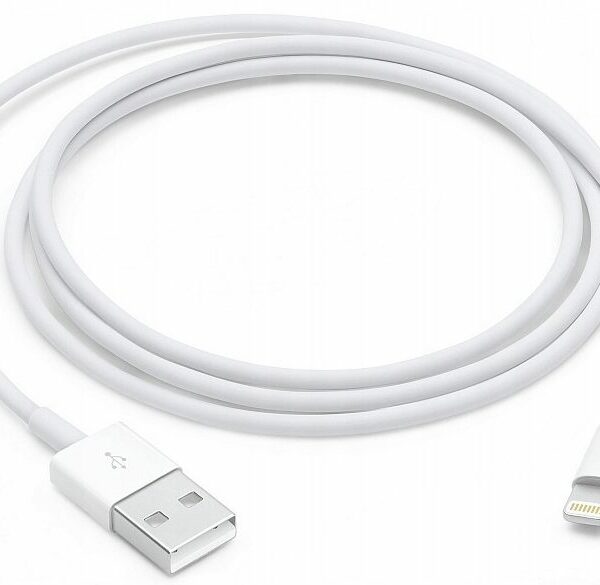 Original cable Apple MUQW3ZM/A (MXLY2ZM/A EOL) Lightning 1M White (blister EU)