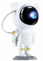 Projector stars and galaxy  - Astronaut White