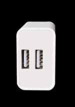 MOONX wall charger MC02 2.4A 12W 2xUSB + cable Micro White