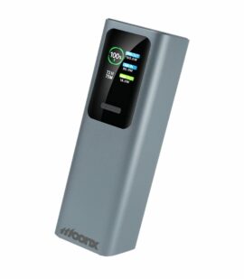 MoonX Batterie externe MP07 PD 165W 2xUSB-C + 1xUSB QC3.0 22.5W 30000mAh argent