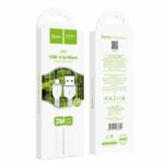 HOCO cable X20 Micro USB 3.1A 2M White