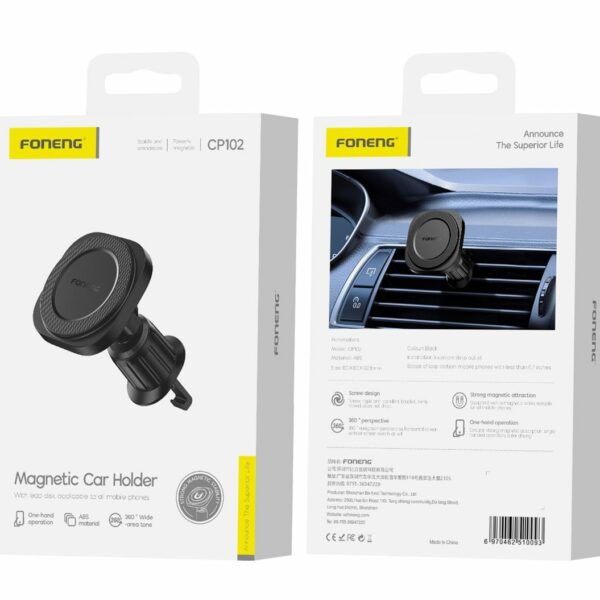 FONENG car holder magnetic CP102 Black