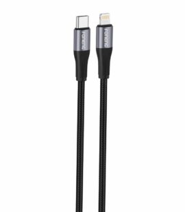 FONENG cable X112 USB-C - Lightning PD 27W 1M Black