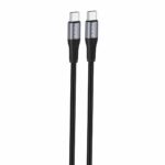 FONENG cable X112 USB-C - USB-C PD 60W 1M Black