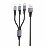 FONENG cable X112 3in1 3A 1.2M Black