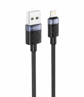 FONENG cable X115 Lightning 2.1A 1M Black