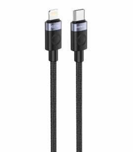 FONENG cable X115 USB-C - Lightning PD 27W 1M Black