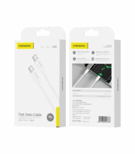 FONENG cable X63 USB-C - USB-C PD 60W 1M White
