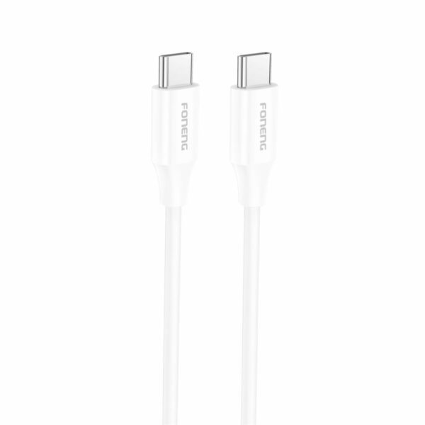 FONENG cable X63 USB-C - USB-C PD 60W 1M White