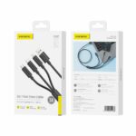 FONENG cable XS07 3w1 3A 1.2M Black