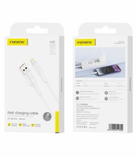 FONENG cable XS01 Lightning 2.4A 1M White