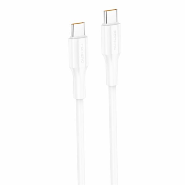 FONENG cable XS01 USB-C - USB-C PD 60W 1M White