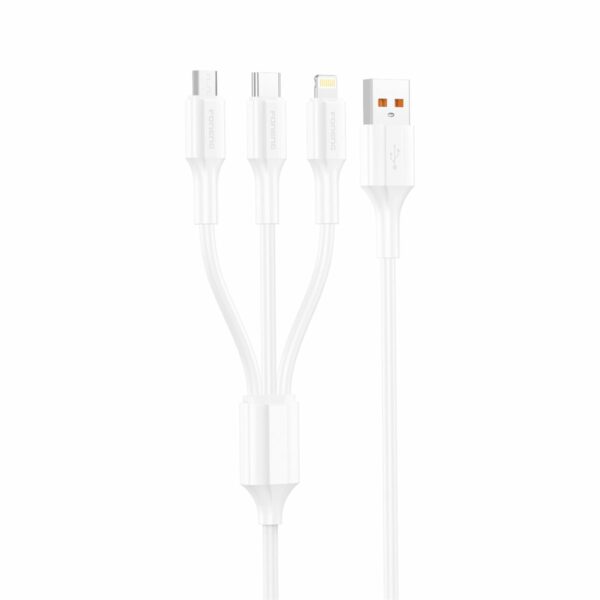 FONENG cable XS01 3in1 3A 1.2M White