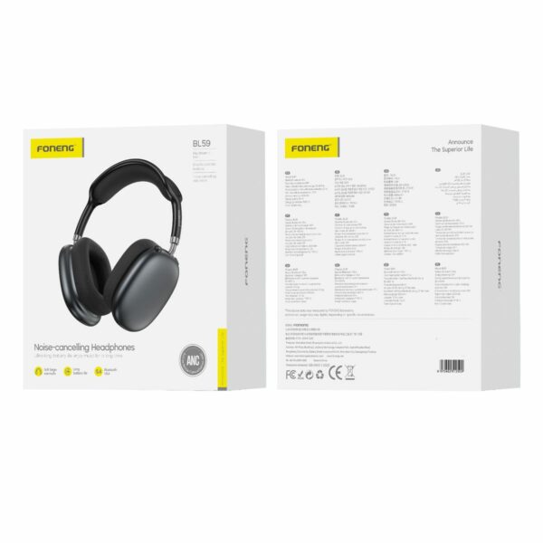 FONENG wireless headphones (ANC) BL59 Black
