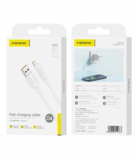 FONENG cable XS07 Lightning 2.4A 1M White