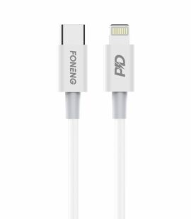 FONENG cable X31 USB-C - Lightning PD 27W 1M White