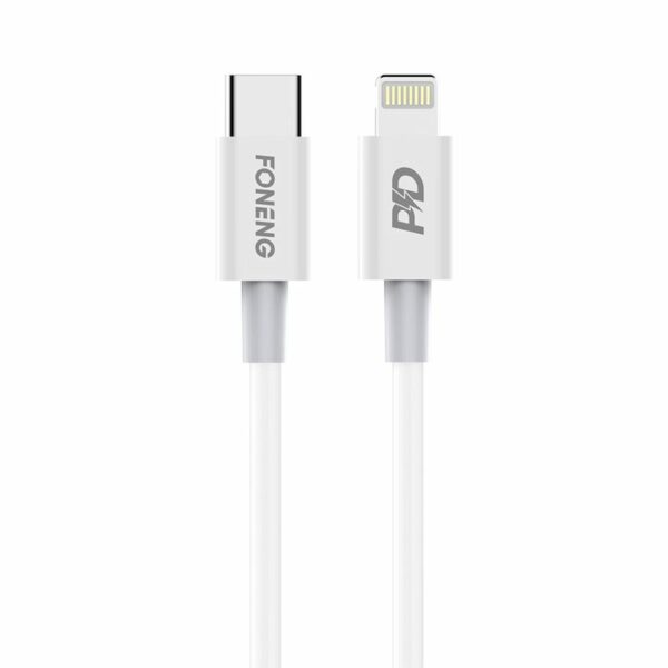 FONENG cable X31 USB-C - Lightning PD 27W 1M White