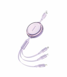 FONENG cable X113 3w1 3A 1.1M Purple