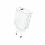 FONENG wall charger EU64 18W 1xUSB QC3.0 + cable USB-C White
