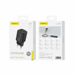 FONENG wall charger EU68 18W 1xUSB QC3.0 Black