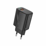 FONENG wall charger EU64 18W 1xUSB QC3.0 + cable Micro Black