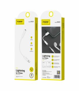 FONENG adapter BM20 Lightning - JACK 3.5MM 0.1M White
