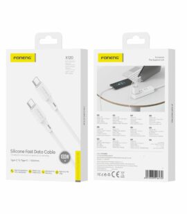 FONENG cable X120 USB-C - USB-C PD 100W 1M White
