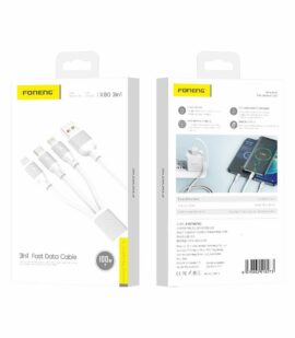 FONENG cable X80 3w1 100W 3A 1.2M White