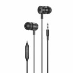 FONENG wired earphones EP200 JACK 3.5MM with microphone 1.2M Black