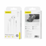 FONENG wired earphones EP100 JACK 3.5MM with microphone 1.2M White