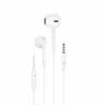 FONENG wired earphones EP100 JACK 3.5MM with microphone 1.2M White