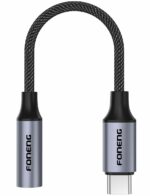FONENG adapter BM30 USB-C - JACK 3.5MM 0.14M Black