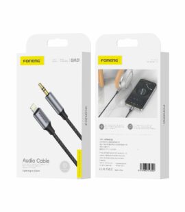 FONENG cable BM31 Lightning - JACK 3.5MM 1M Black