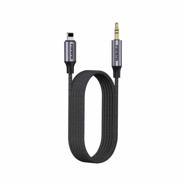 FONENG cable BM31 Lightning - JACK 3.5MM 1M Black