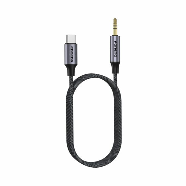 FONENG cable BM31 USB-C - JACK 3.5MM 1M Black