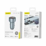 FONENG car charger C18 PD 48W 1xUSB-C + 1xUSB QC3.0 Silver