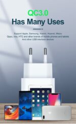 JELLICO wall charger C7 22.5W 1xUSB QC3.0 White
