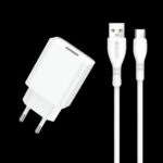 JELLICO wall charger C7 22.5W 1xUSB QC3.0 + cable USB-C White