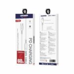 JELLICO cable KDS-30 USB-C - USB-C PD 60W 1M White