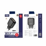 JELLICO wall charger C32 18W 1xUSB QC3.0 + cable Lightning Black
