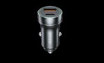 JELLICO car charger F4 PD 20W 1xUSB-C + 1xUSB QC3.0 Black