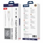 JELLICO cable KDS-32 Lightning USB 3.1A 2M White