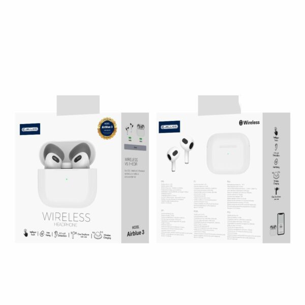 JELLICO wireless earphones AirBlue 3 White