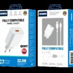 JELLICO wall charger C7 22.5W 1xUSB QC3.0 + cable Lightning White