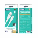 JELLICO cable B9 Micro USB 3.1A 1M White
