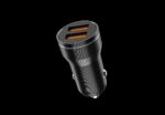 JELLICO car charger F2S 3.1A 18W 2xUSB Black