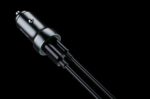 JELLICO car charger F4 PD 20W 1xUSB-C + 1xUSB QC3.0 + cable USB-C Black